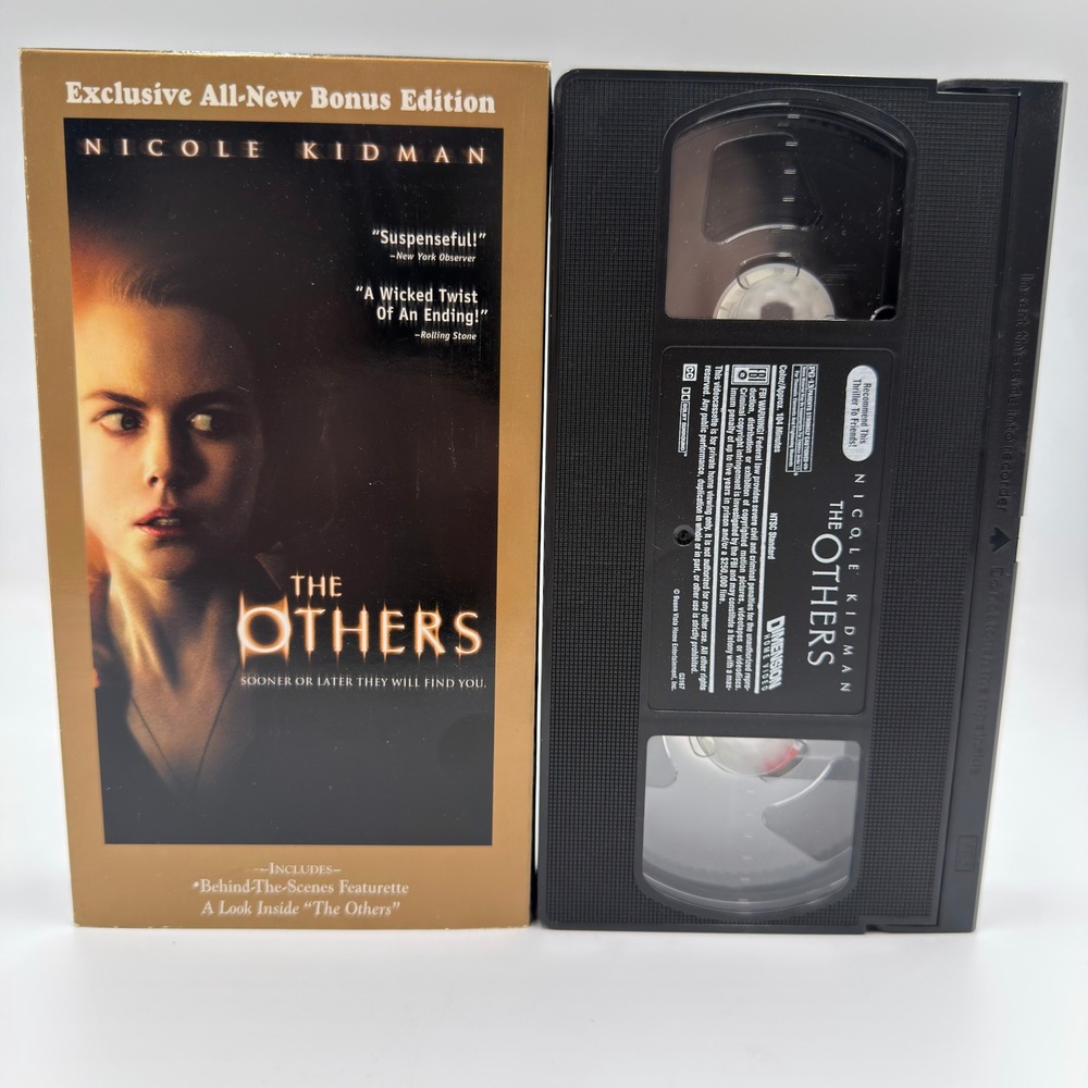 The Others VHS Nicole Kidman Bonus Edition Dimension Home Video 25871 Thriller